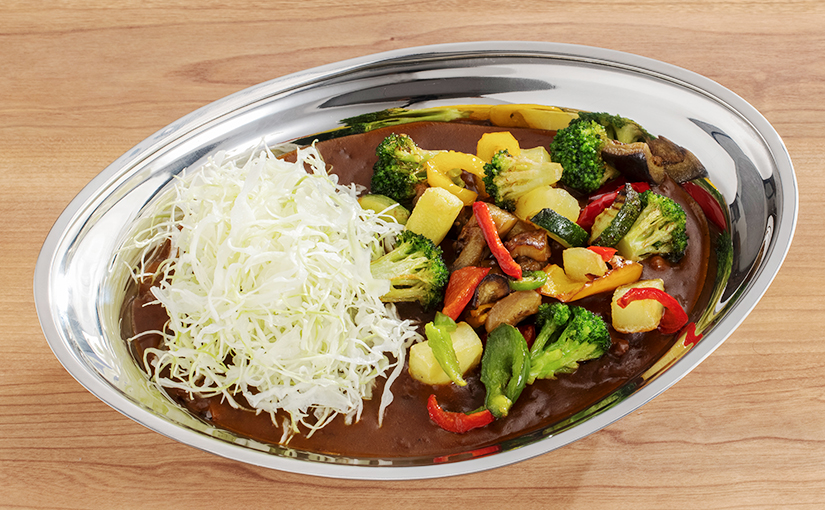 素揚げ野菜カレーの写真